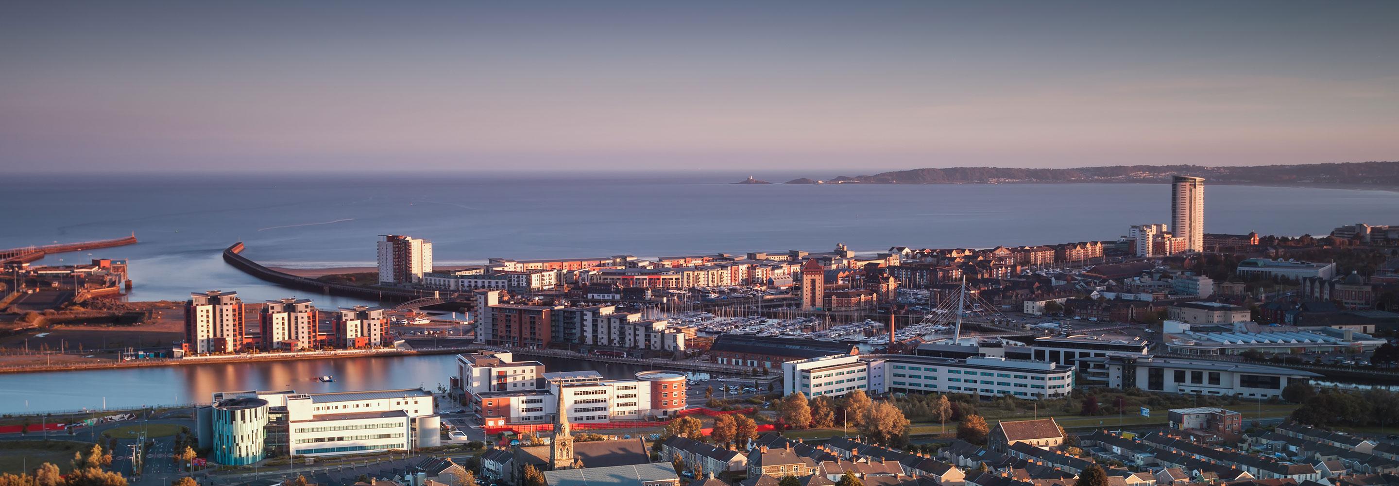 View of Swansea Bay