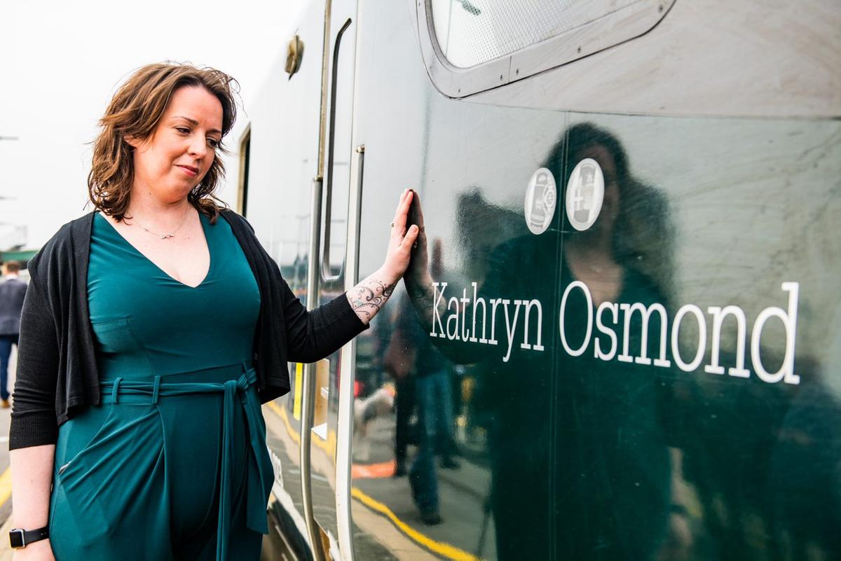 Kathryn Osmond train naming 