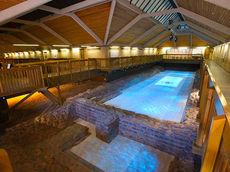 Photo of one of the baths at Caerleon Roman Fortress and Baths