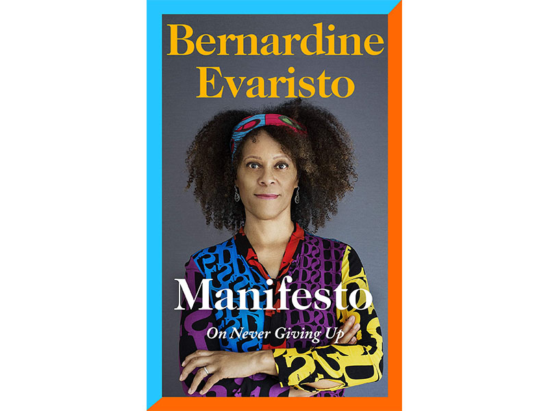 Book cover for Bernardine Evaristo's book 'Manifesto'