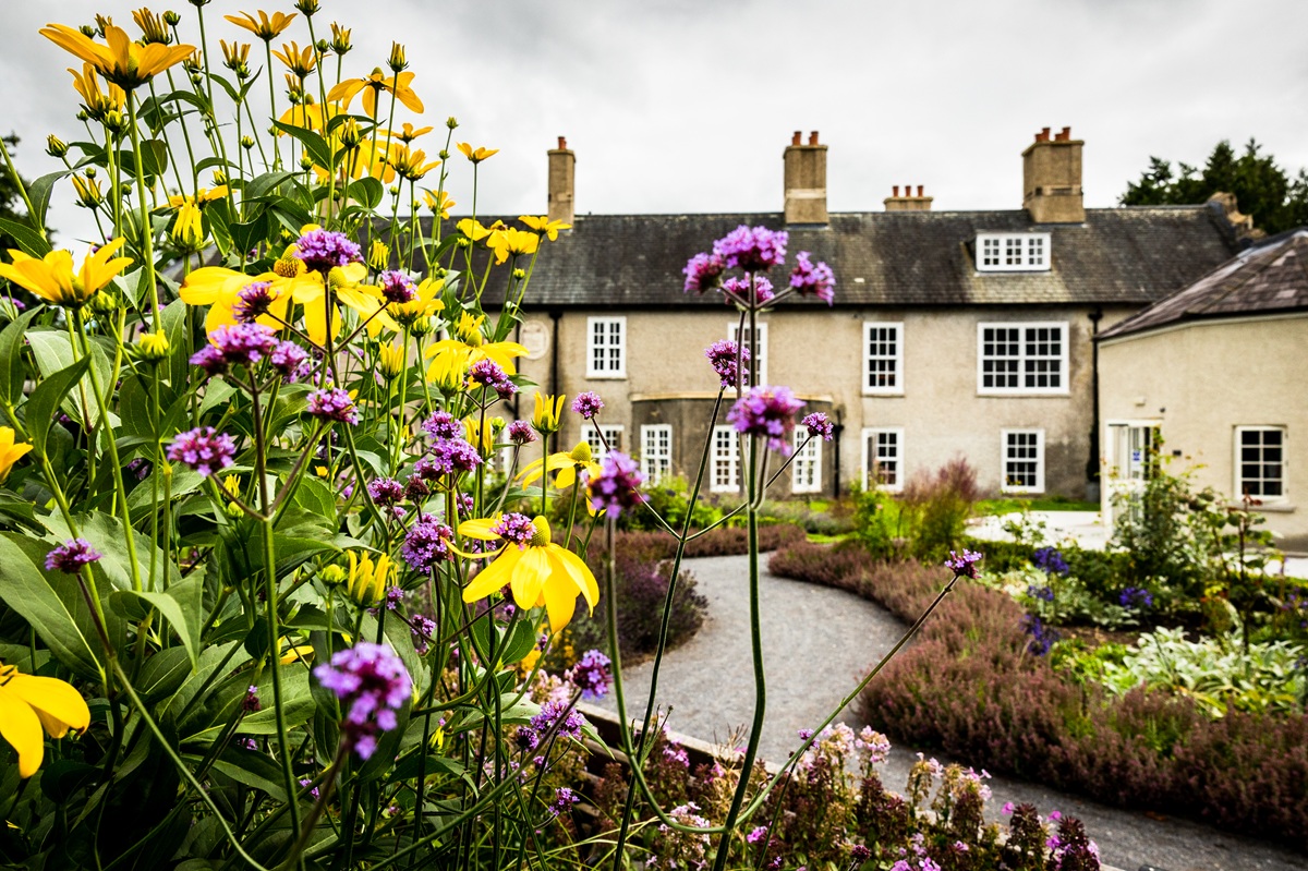 The Carmarthenshire Museum gardens.