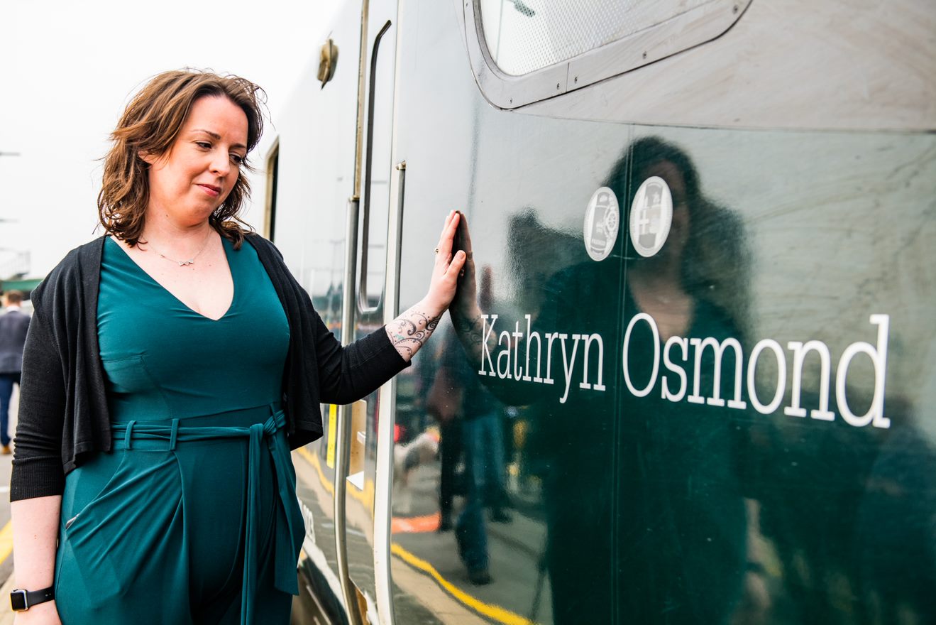 Kathryn Osmond train naming 