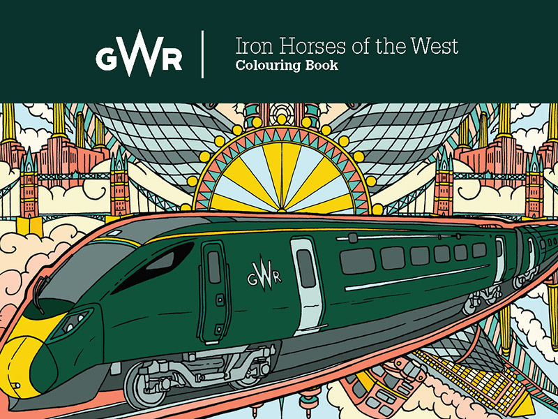 GWR Colouring-in book