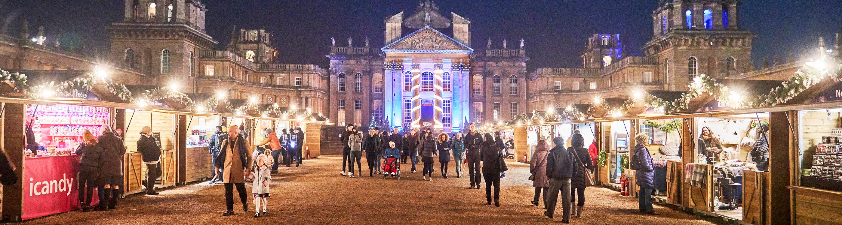 Scenes from the Blenheim Palace Christmas Market