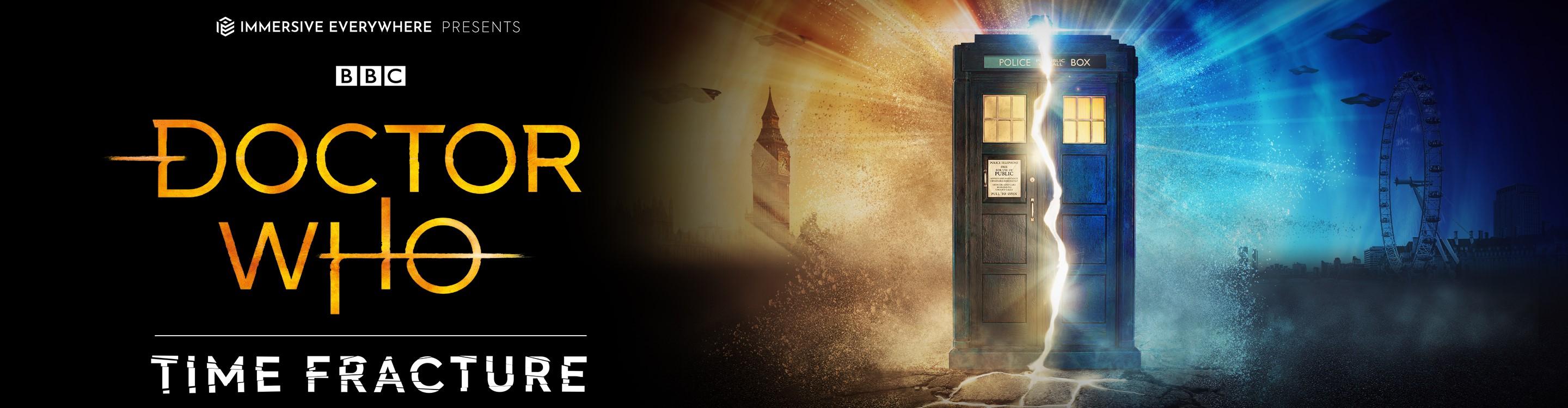 Image of text that says Doctor Who Time Fracture with illustration of the Tardis