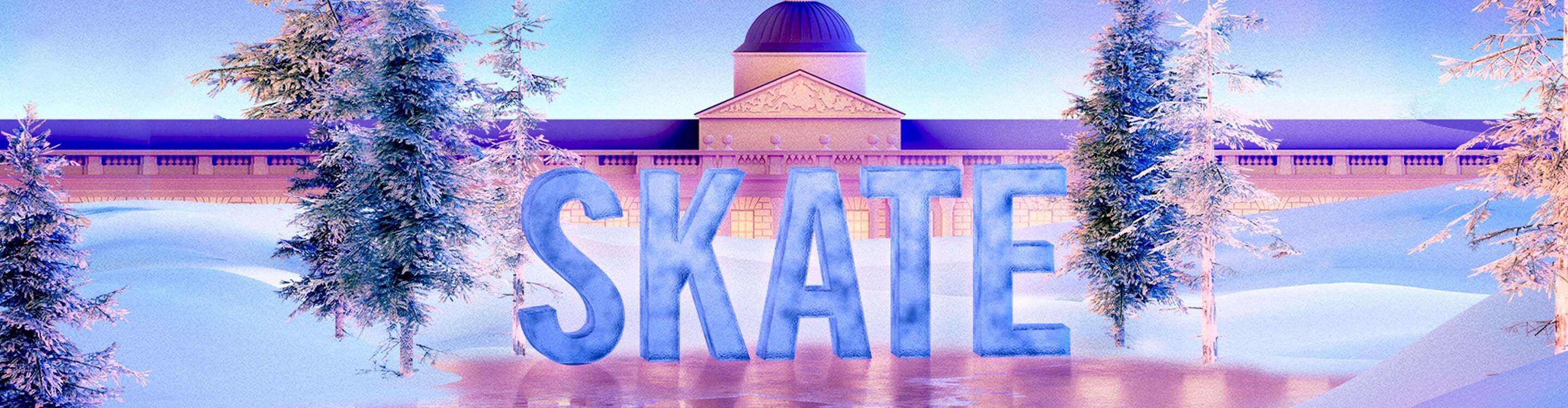 Promotional image for the Skate at Somerset House event