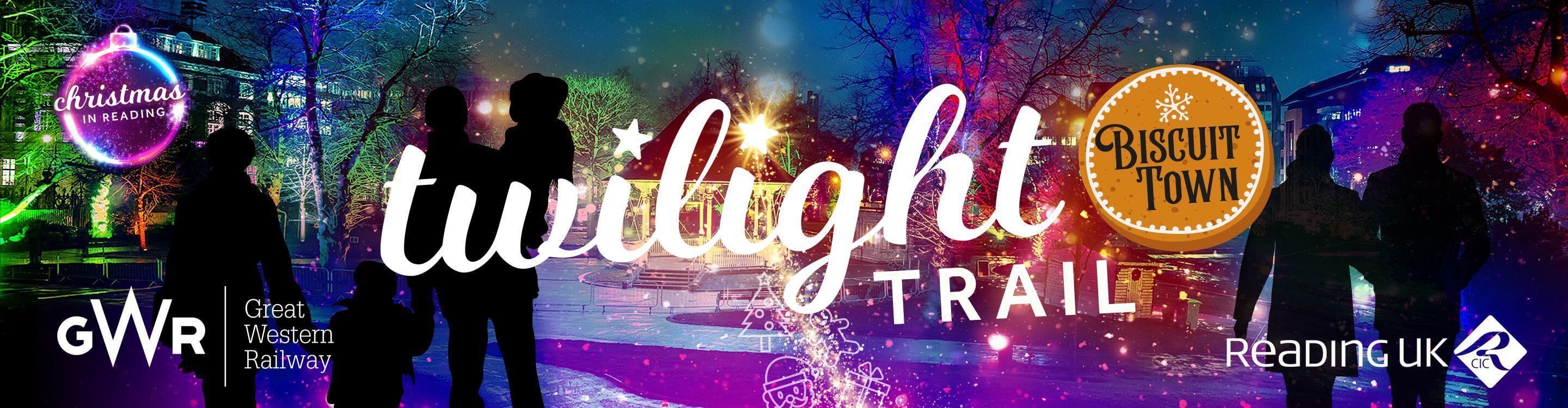 Promotional poster for the Twilight Trail event in Reading