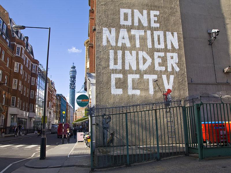Banksy street art in London
