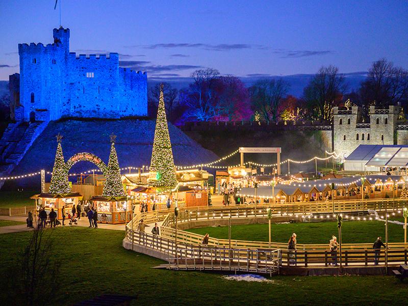 Cardiff Christmas Castle site