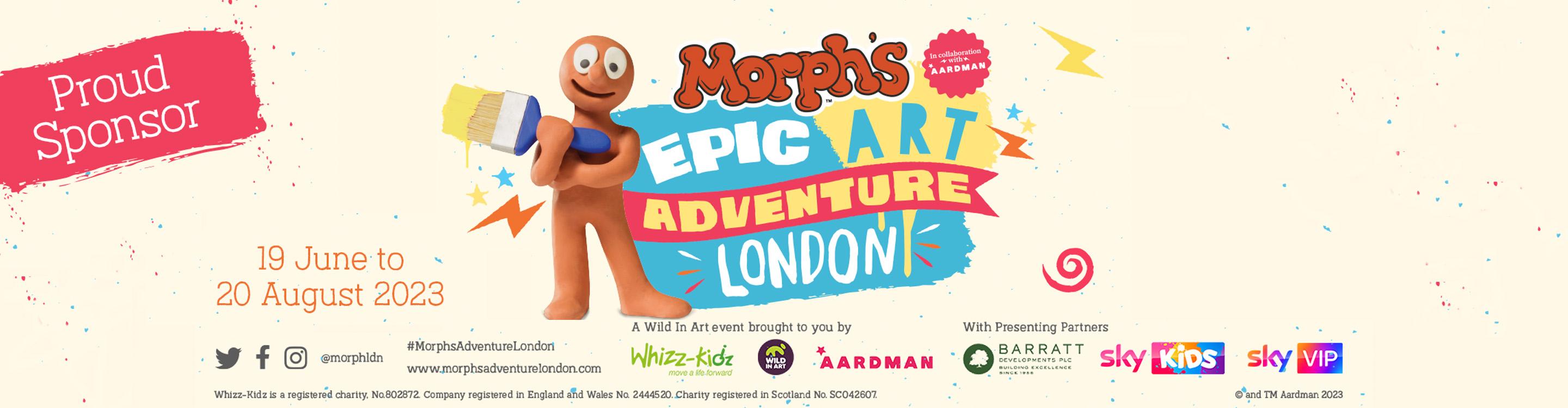 Morph's Epic Art Adventure is coming to London from 19 June to 20 August 2023