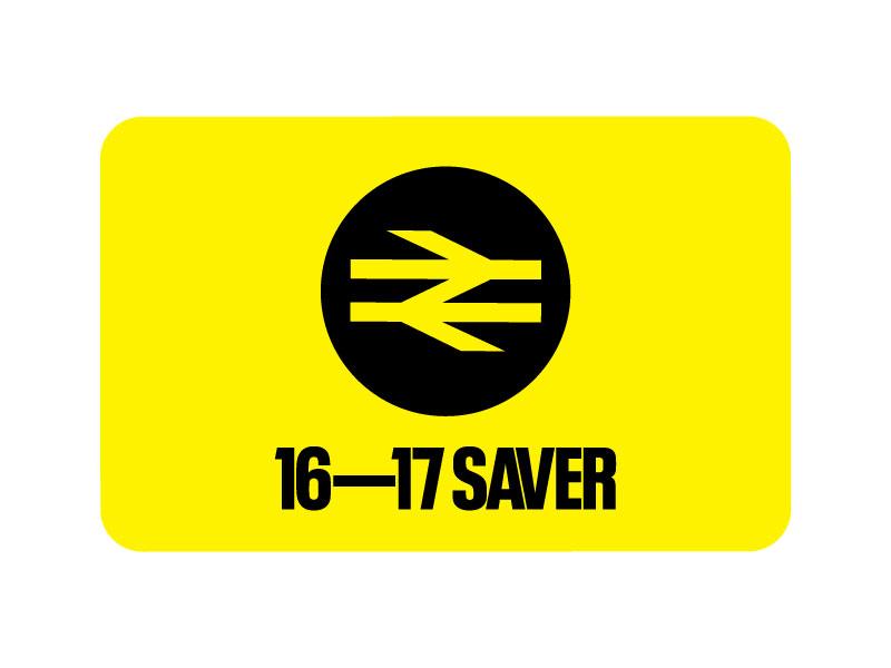 Yellow 16-17 saver railcard