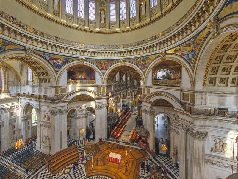 Inside St Pauls Cathedral