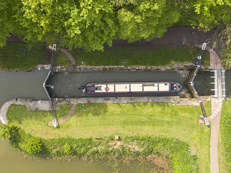 Canal on the Kennet and Avon canal system