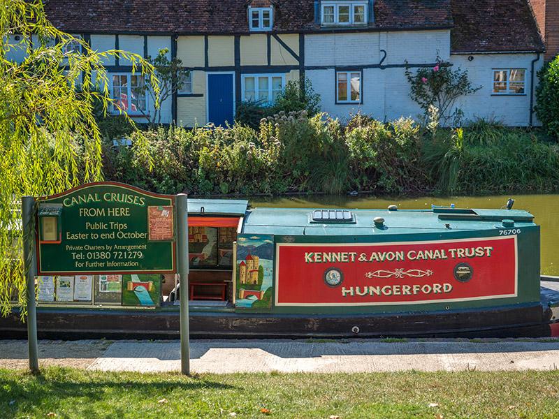 The Rose Hungerford on the Kennet and Avon canal system