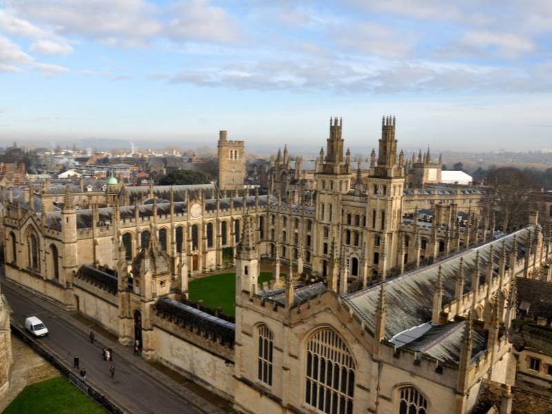 The University of Oxford from above