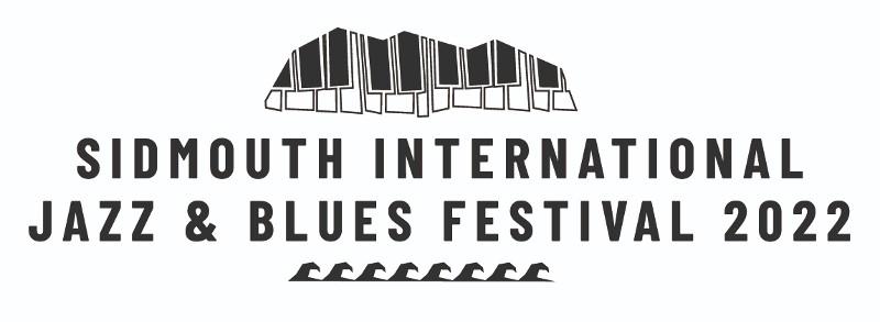 Image of logo with text that says Sidmouth International Jazz and Blues Festival 2022