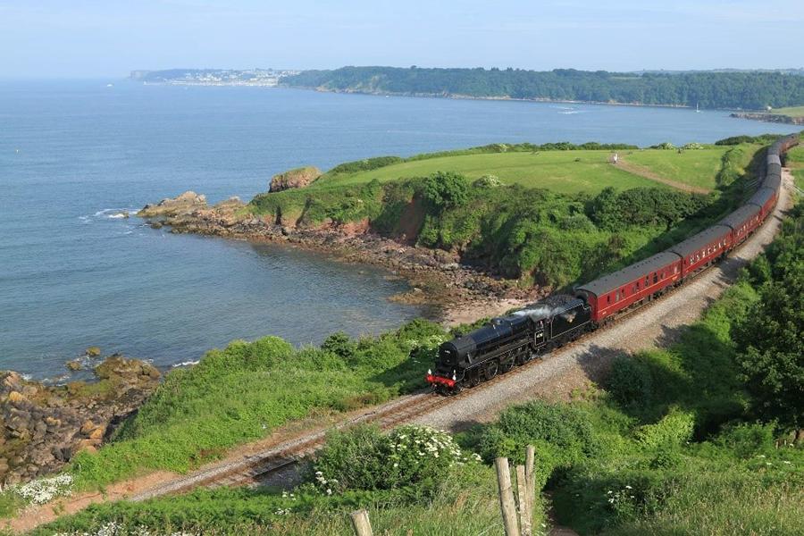 Stream train along the Dartmouth Coast